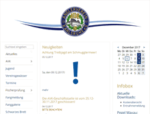 Tablet Screenshot of anglerverein-karlsruhe.de